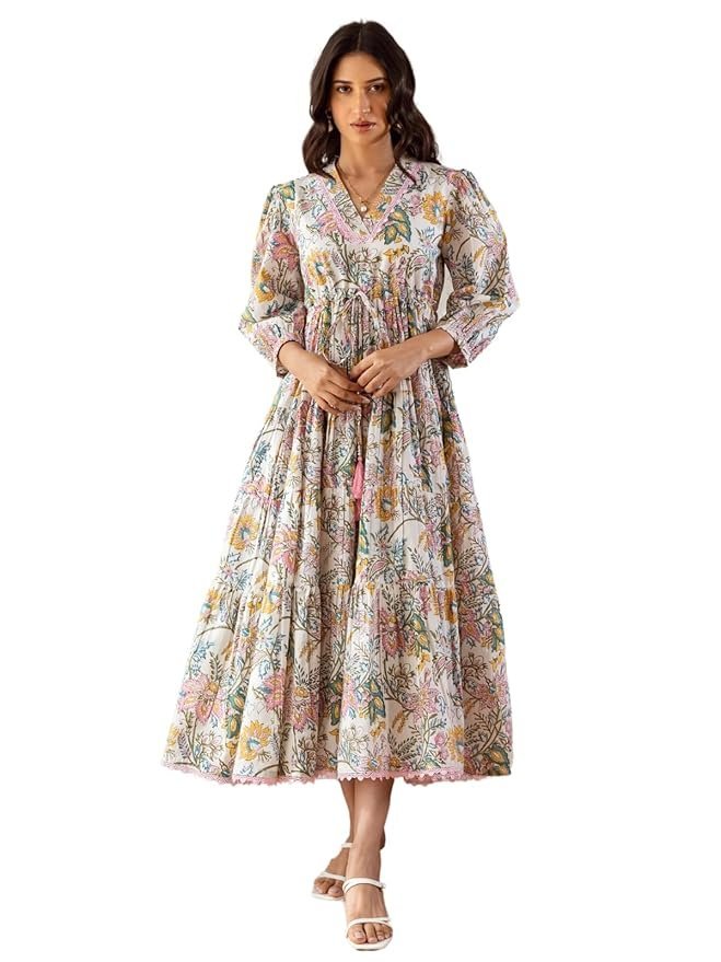 GRECIILOOKS Dress for Women Stylish | One Piece Dress for Women Long | Women Dress | Long Dress for Women | Maxi Dress for Women