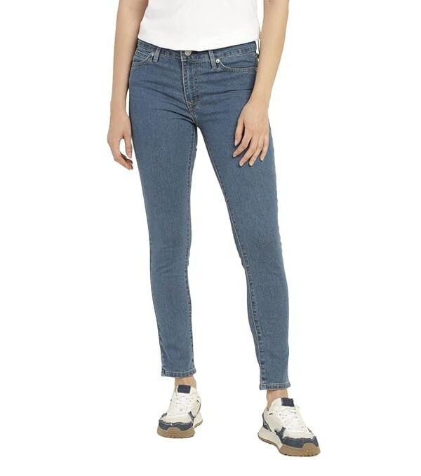 Levi's Women's 711 Skinny Mid Rise Blue Jeans