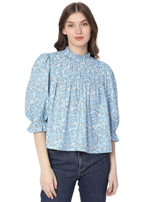 VERO MODA Women's Polyester Regular Fit Top